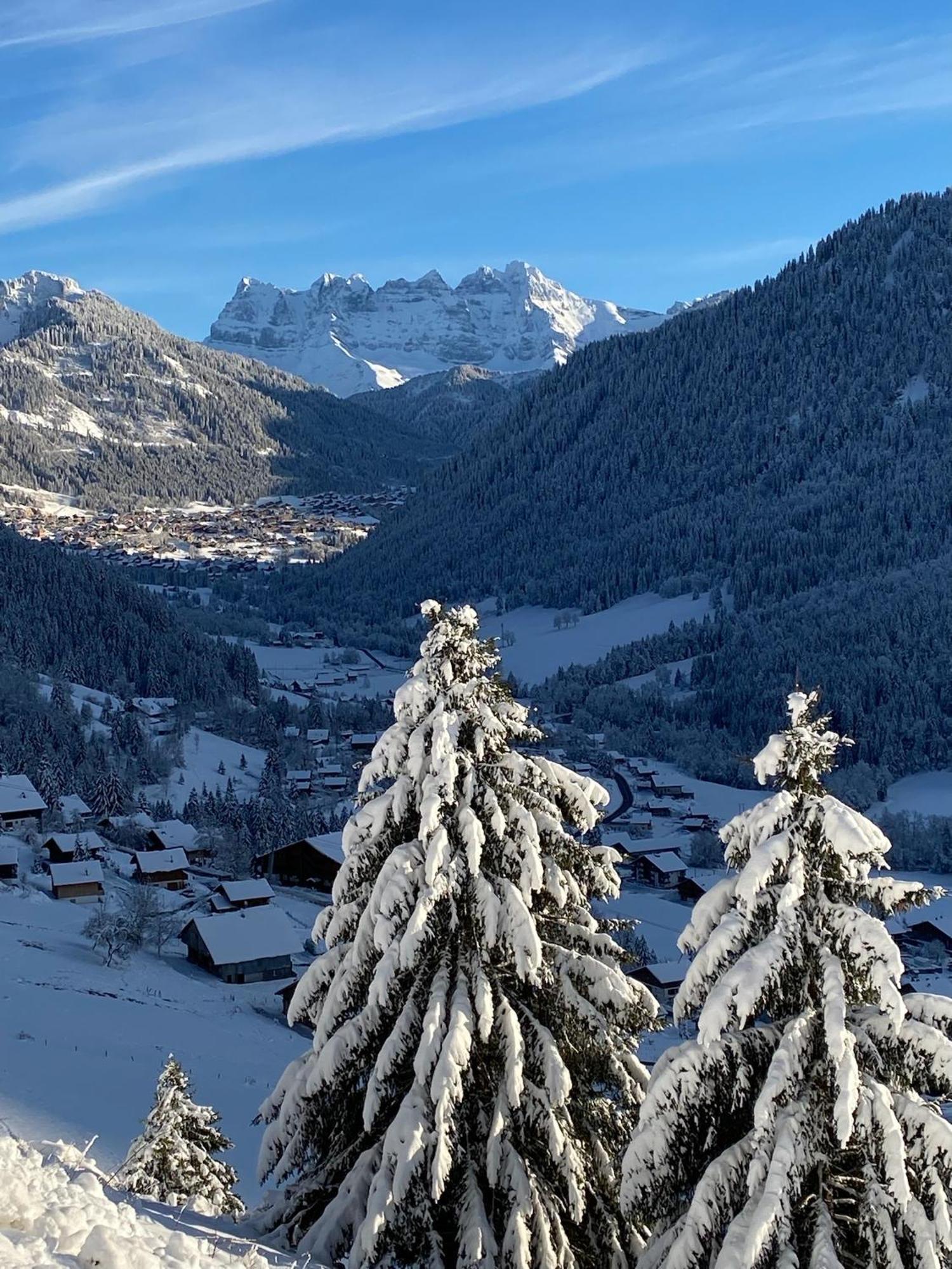 Charming, Cosy Chalet Nestled In A Breathtaking Surrounding With Spectacular, Stunning Mountain Views La Chapelle-d'Abondance Exterior photo